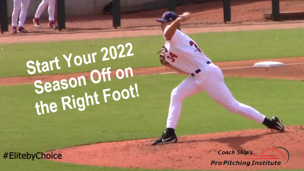 End your Front Leg lift with a distance between your Knees, and, with the right Glove Arm action, fulfill your 2022 goals.